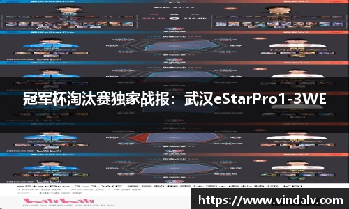 冠军杯淘汰赛独家战报：武汉eStarPro1-3WE